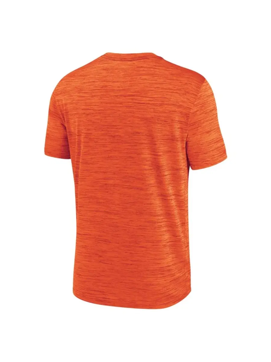Футболка с коротким рукавом и принтом Velocity Dri-FIT Nike — изображение 2 из 5, оранжевый