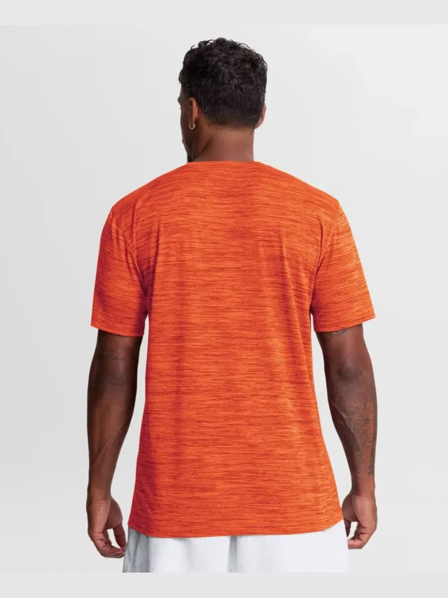 Футболка с коротким рукавом и принтом Velocity Dri-FIT Nike — изображение 4 из 5, оранжевый