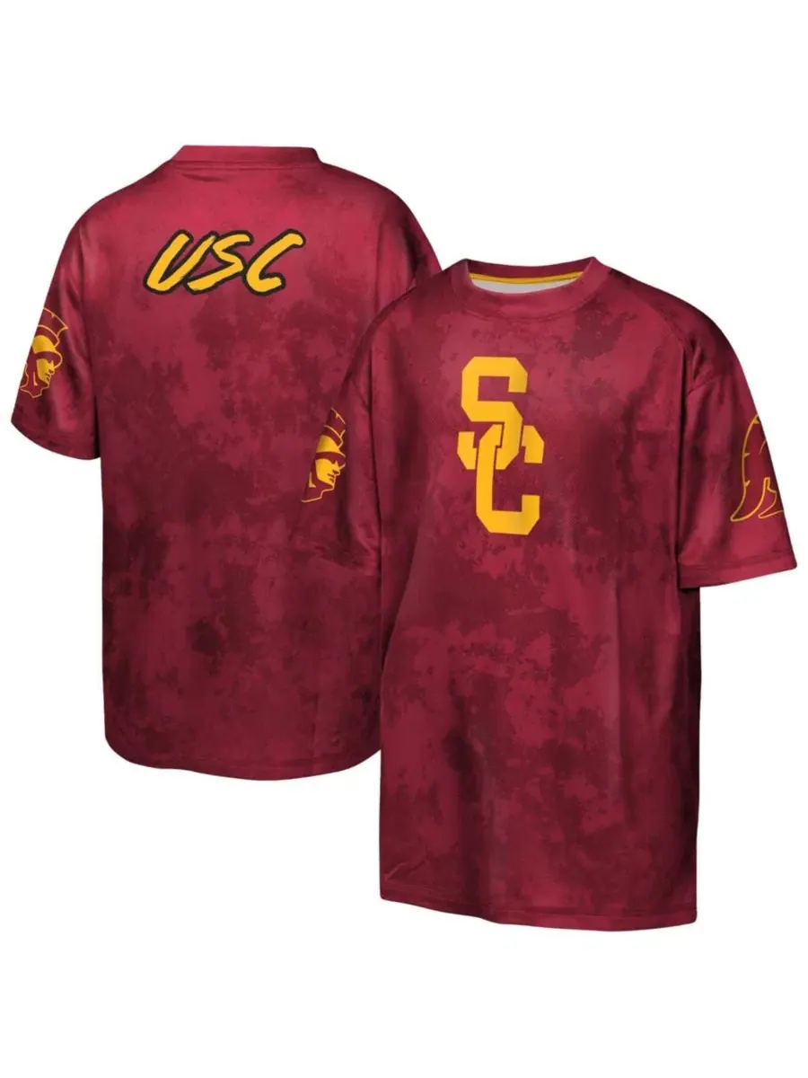 Футболка с принтом USC Trojans Off-Side Outerstuff — изображение 1 из 3, красный