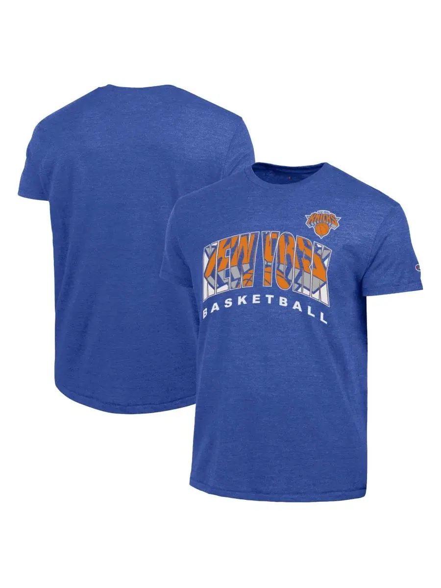 Футболка мужская с принтом Arch Logo New York Knicks Champion — изображение 1 из 3, королевский