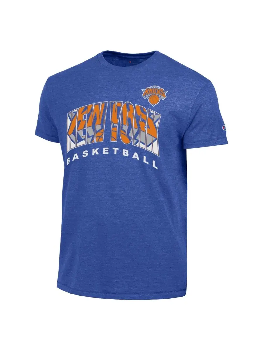 Футболка мужская с принтом Arch Logo New York Knicks Champion — изображение 2 из 3, королевский