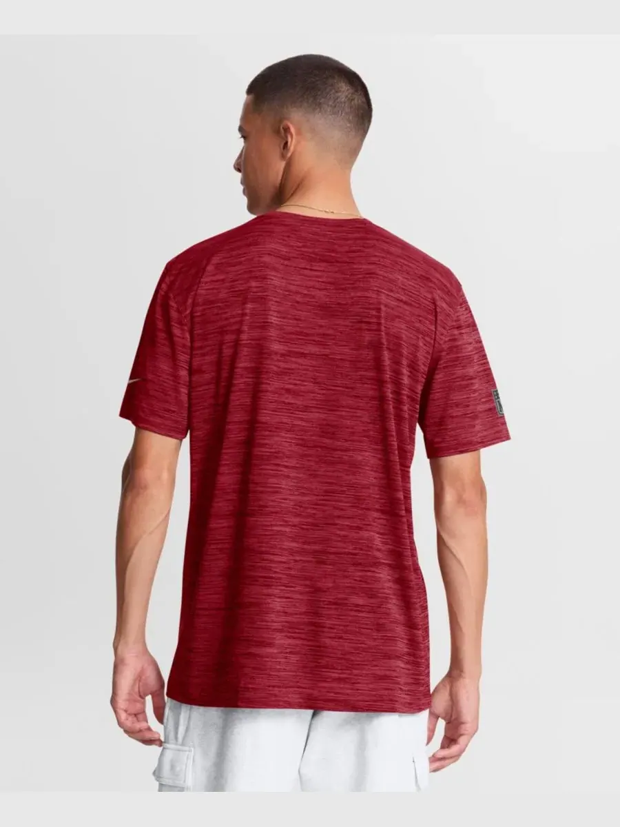 Футболка с коротким рукавом и кросс-дай принтом, модель Arizona Cardinals Sideline Double Covered — изображение 5 из 5