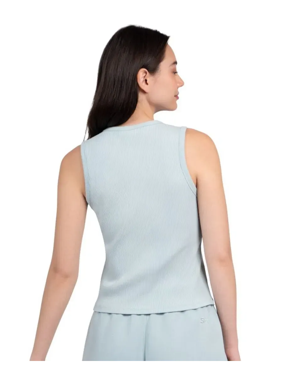 Женский топ без рукавов с ребристой текстурой Pastels Ribbed Starter — изображение 2 из 2, мята