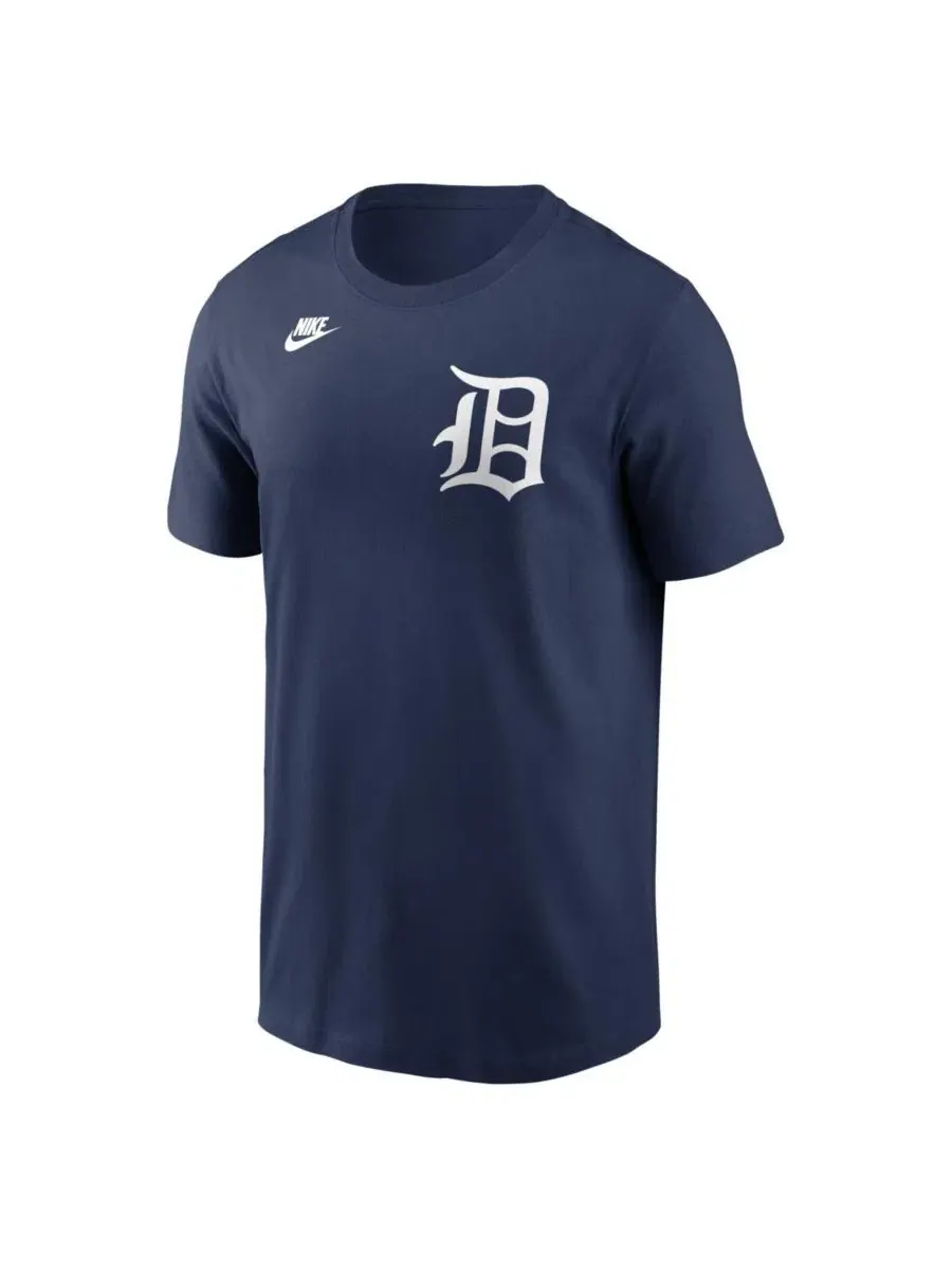 Футболка с коротким рукавом Nike Miguel Cabrera Detroit Tigers Cooperstown Collection — изображение 2 из 3, темно-синий