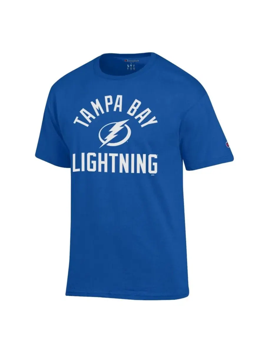 Футболка с длинным рукавом с принтом Tampa Bay Lightning Champion — изображение 2 из 3, синий