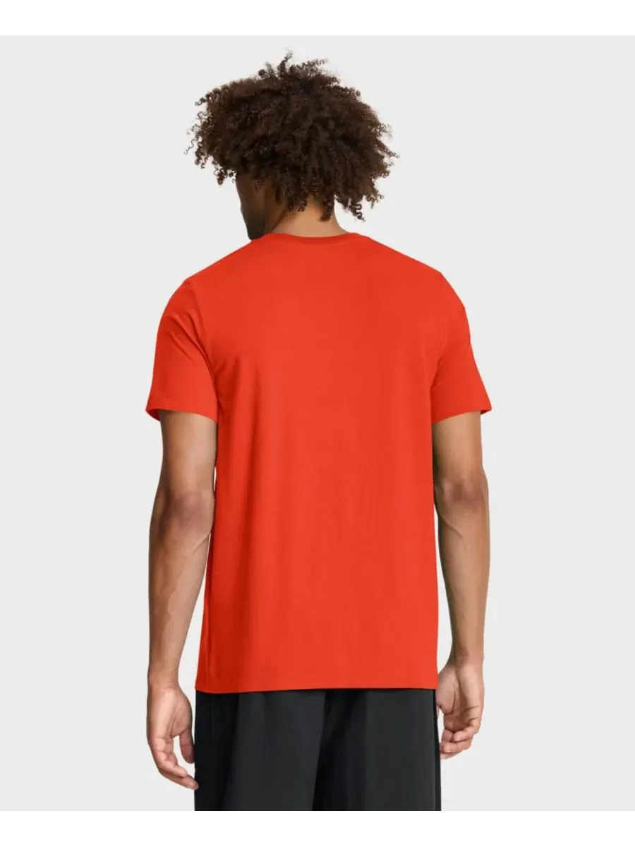 Футболка с принтом Houston Astros Tri-Blend Logo Nike — изображение 4 из 4, оранжевый