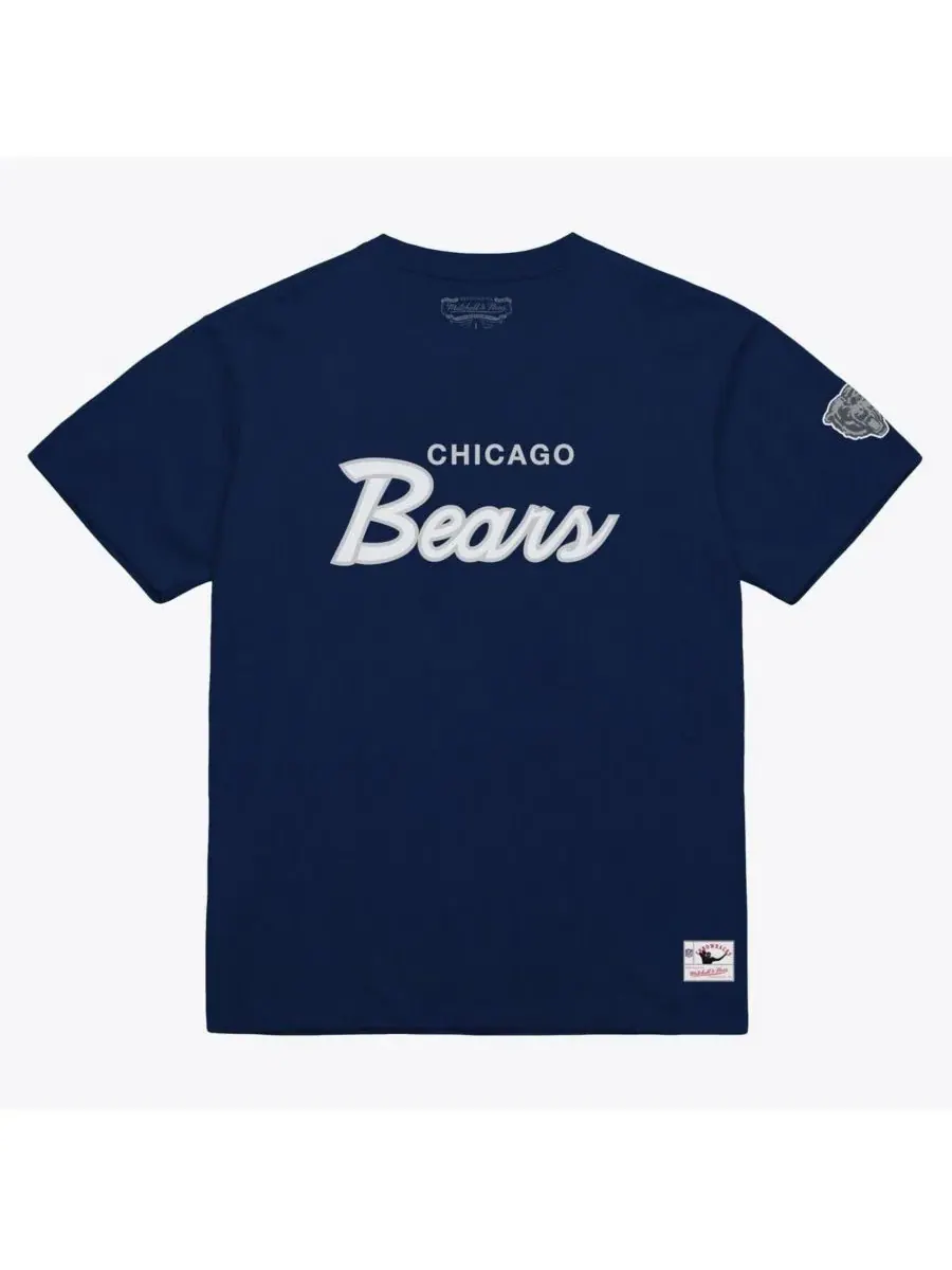 Футболка с принтом Head Coach Classic Mitchell & Ness — изображение 1 из 2, темно-синий