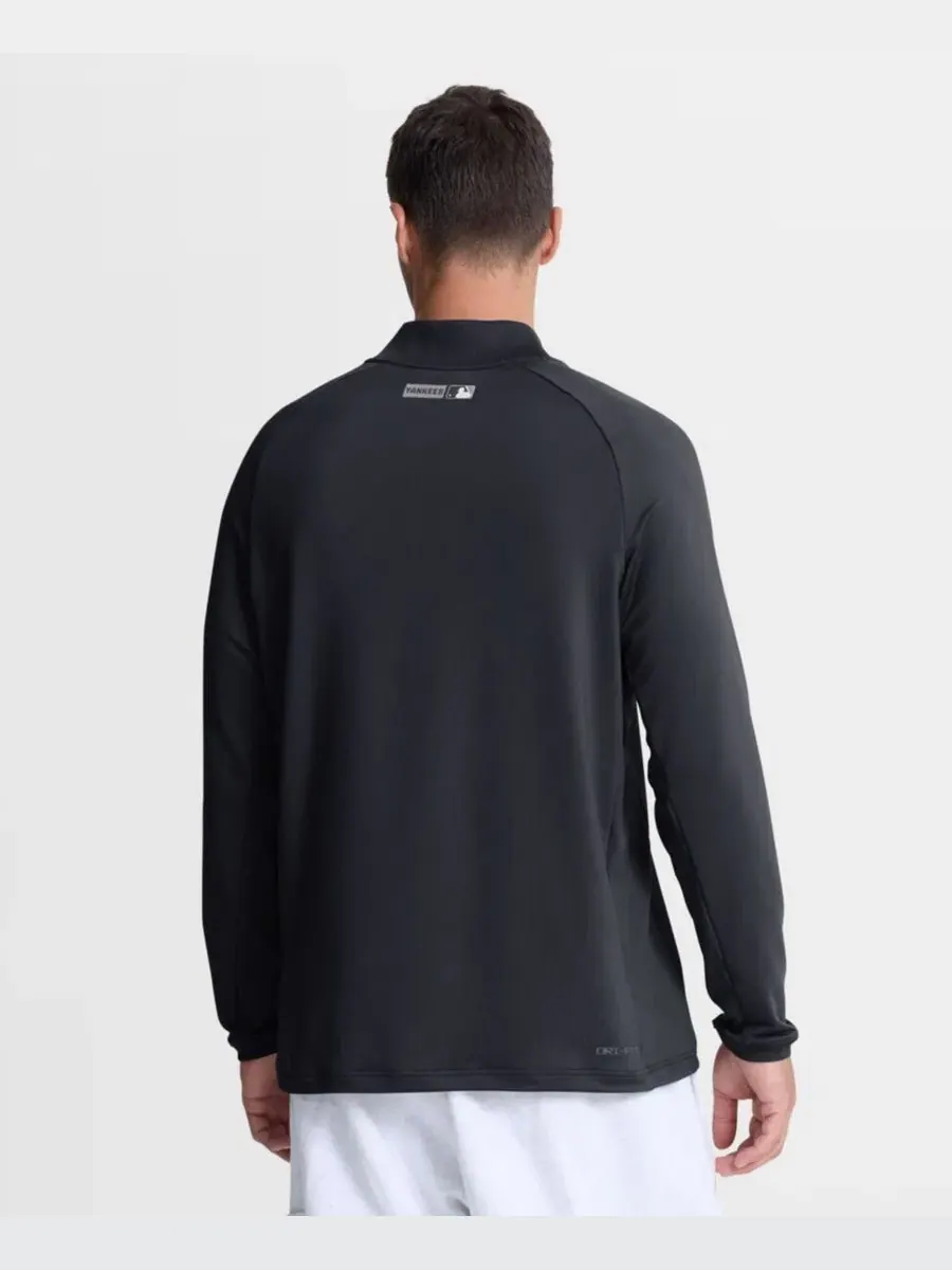 Толстовка с полузамком Nike New York Yankees — изображение 2 из 3, темно-синий