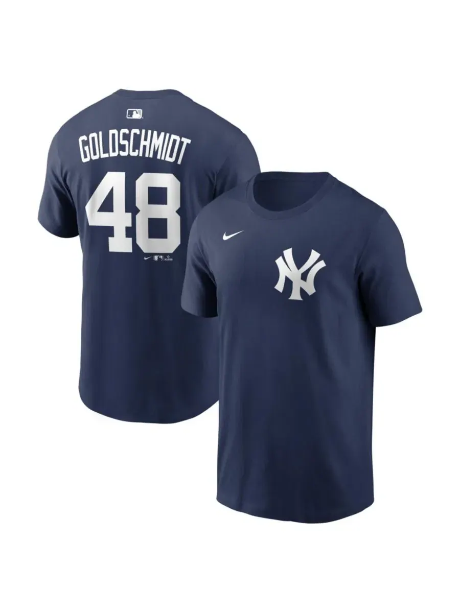 Футболка с именем и номером Paul Goldschmidt Nike — изображение 1 из 3, темно-синий