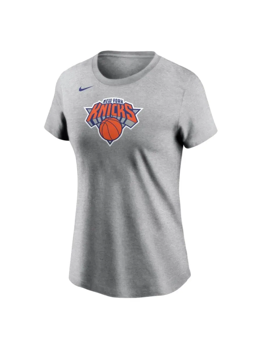 Футболка с принтом New York Knicks Nike — изображение 1 из 1, серый