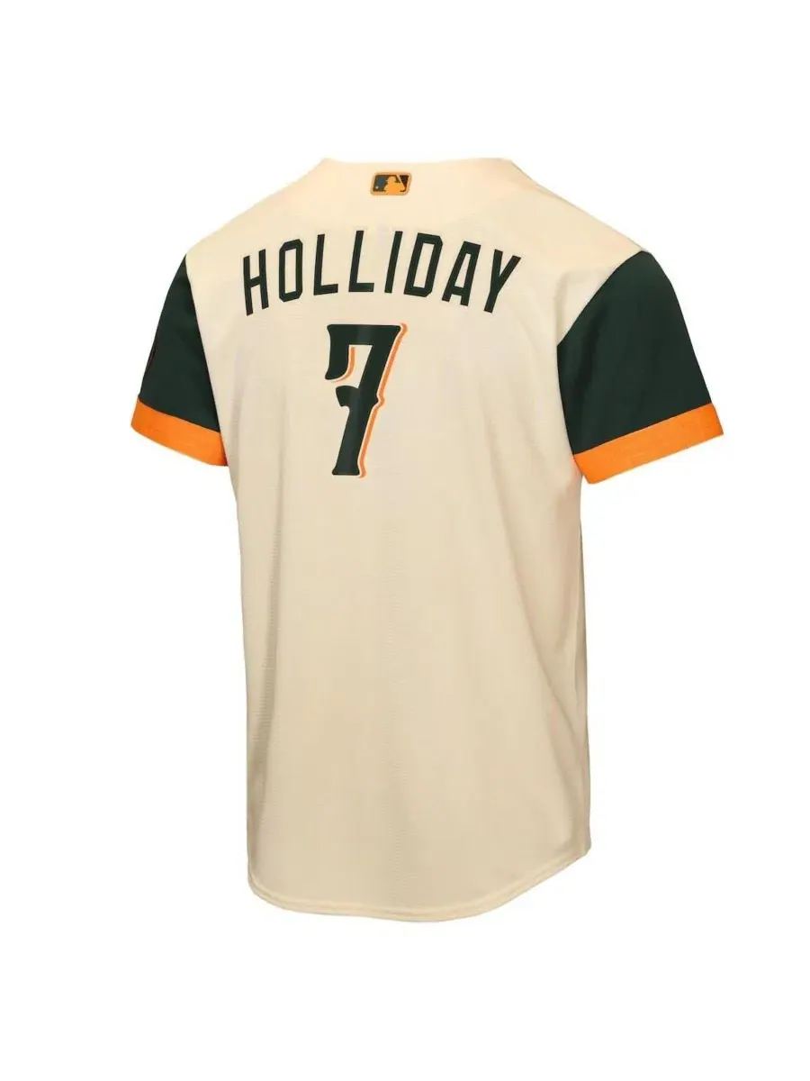 Детская футболка с коротким рукавом Jackson Holliday Cream Baltimore Orioles 2026 City Connect — изображение 3 из 3, бежевый