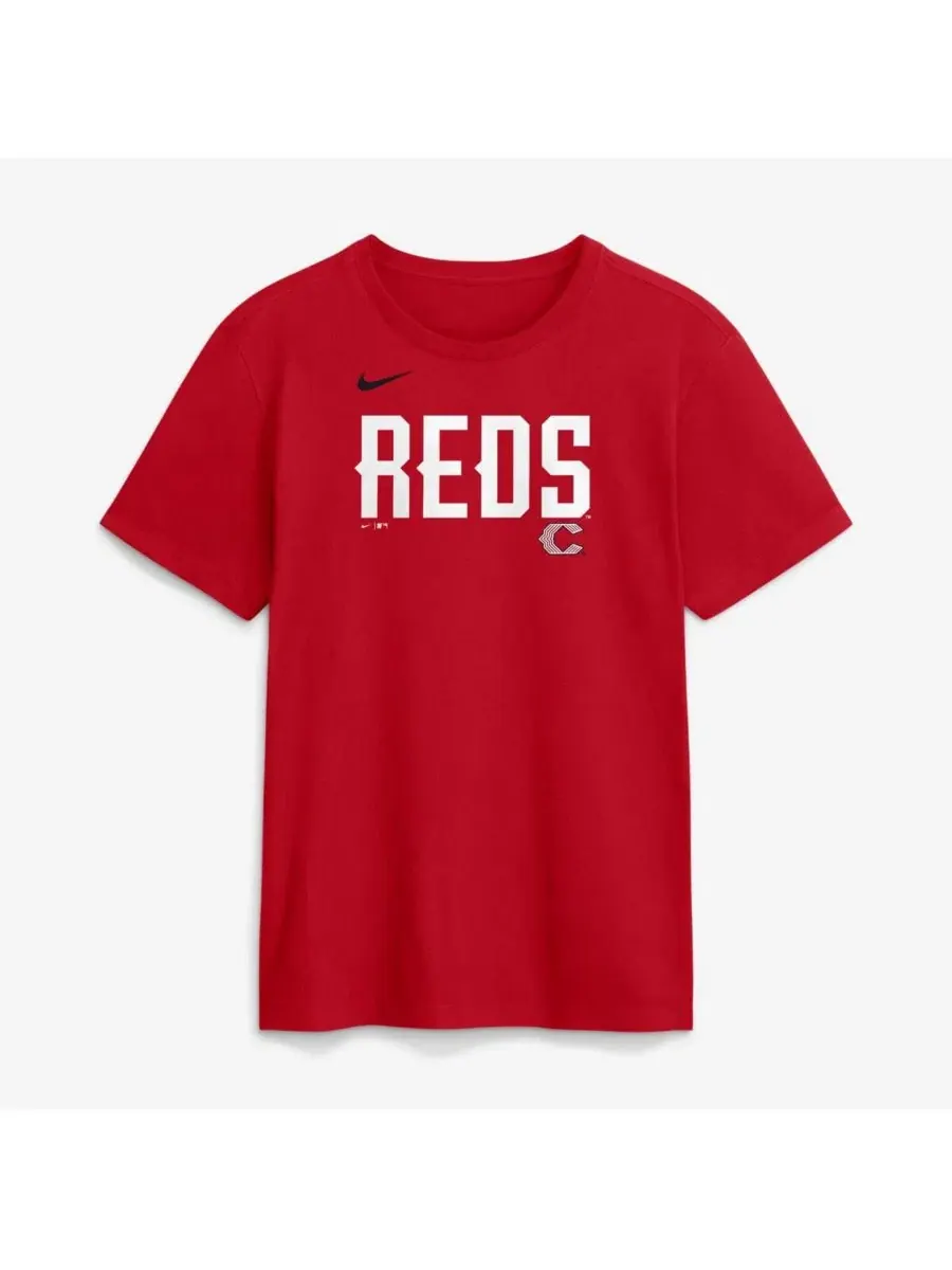 Футболка с принтом Nike Cincinnati Reds 2026 City Connect Wordmark — изображение 1 из 2, красный