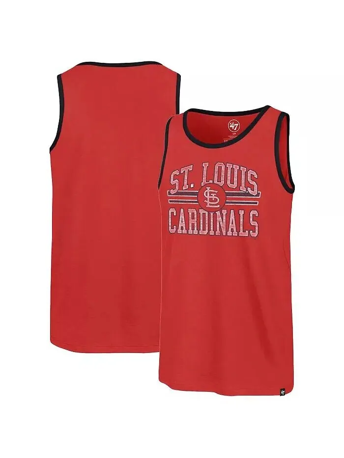Мужская красная майка St. Louis Cardinals Winger Franklin '47 Brand — изображение 1 из 3