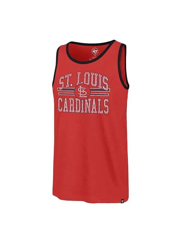 Мужская красная майка St. Louis Cardinals Winger Franklin '47 Brand — изображение 2 из 3, красный