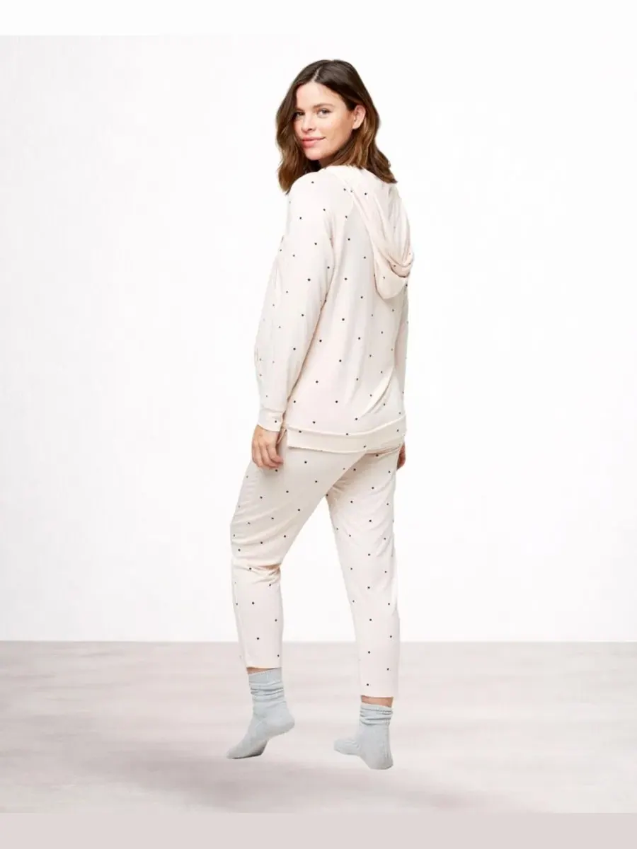 Брюки для беременных с завышенной талией Max Tapered NOM Maternity, Dots — изображение 3 из 4