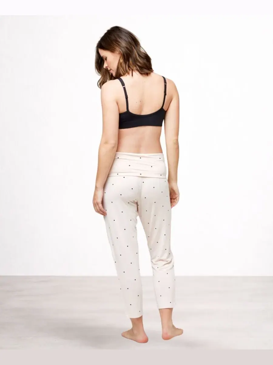 Брюки для беременных с завышенной талией Max Tapered NOM Maternity, Dots — изображение 4 из 4