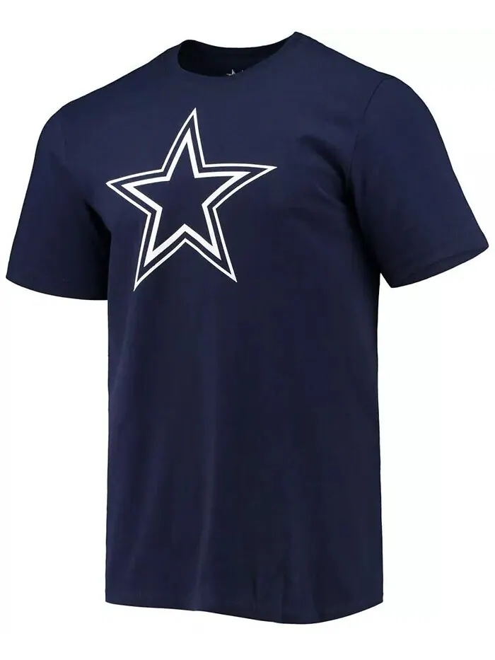 Мужская футболка Cee темно-синяя Dee Lamb со значком игрока Dallas Cowboys, именем и номером — изображение 3 из 3