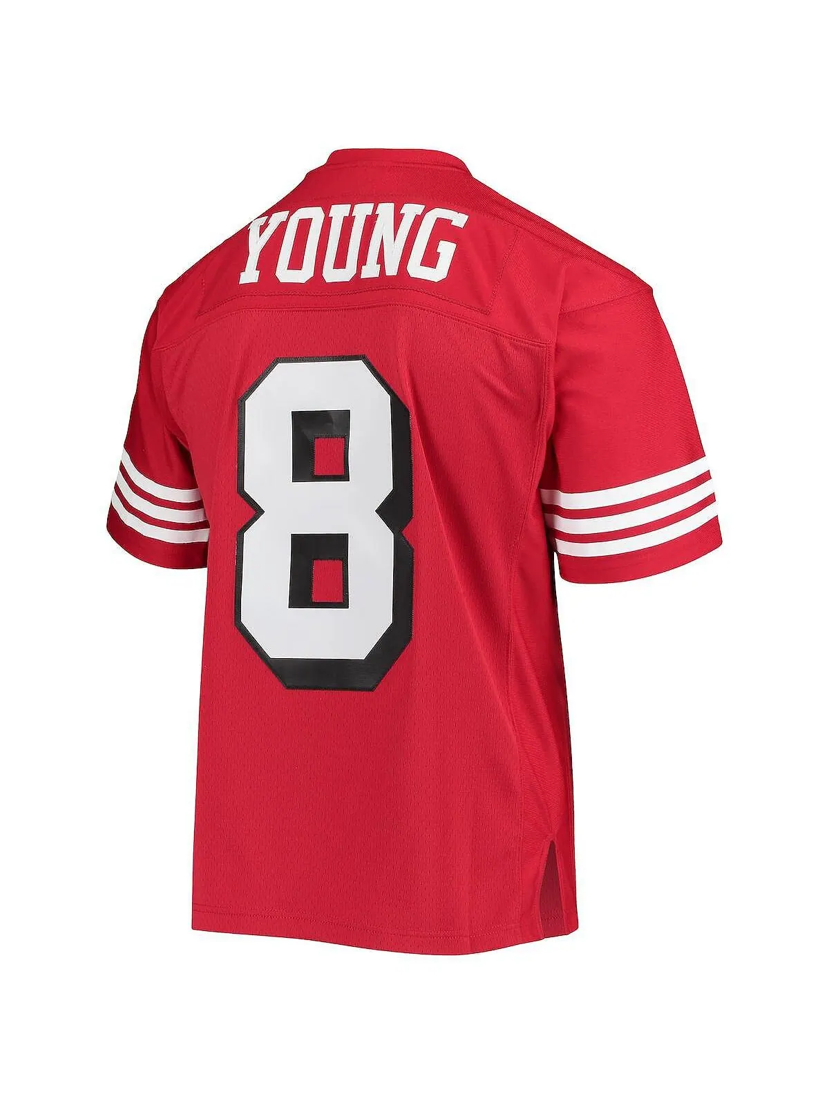 Мужская футболка steve young scarlet san francisco 49ers 1994 legacy, копия джерси Mitchell & Ness — изображение 3 из 3, алый