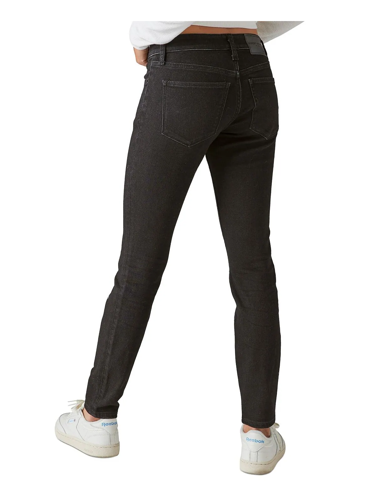 Женские джинсы-скинни lizzie с низкой посадкой Lucky Brand — изображение 2 из 4, черный