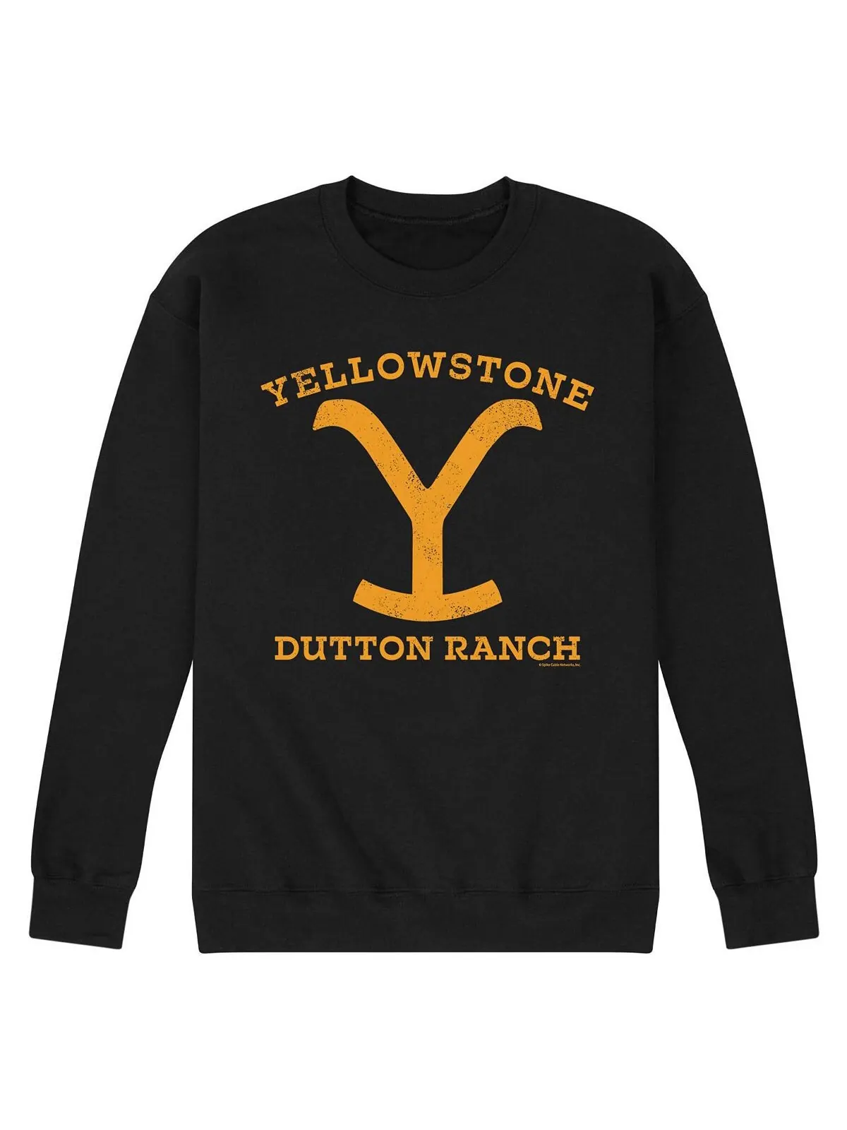 Мужская флисовая толстовка yellowstone dutton ranch AIRWAVES — изображение 1 из 2, черный