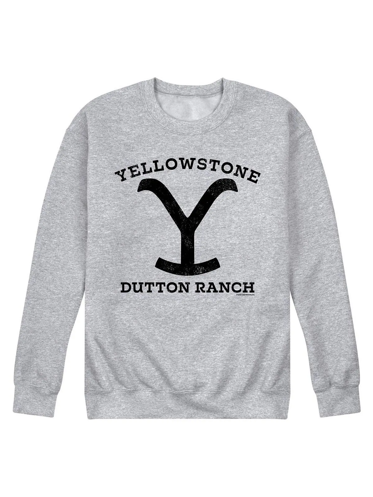 Мужская флисовая толстовка yellowstone dutton ranch AIRWAVES — изображение 1 из 2, серый