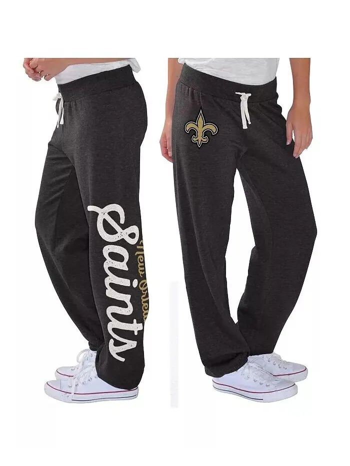 Женские черные флисовые брюки для схватки New Orleans Saints G-Iii 4Her By Carl Banks