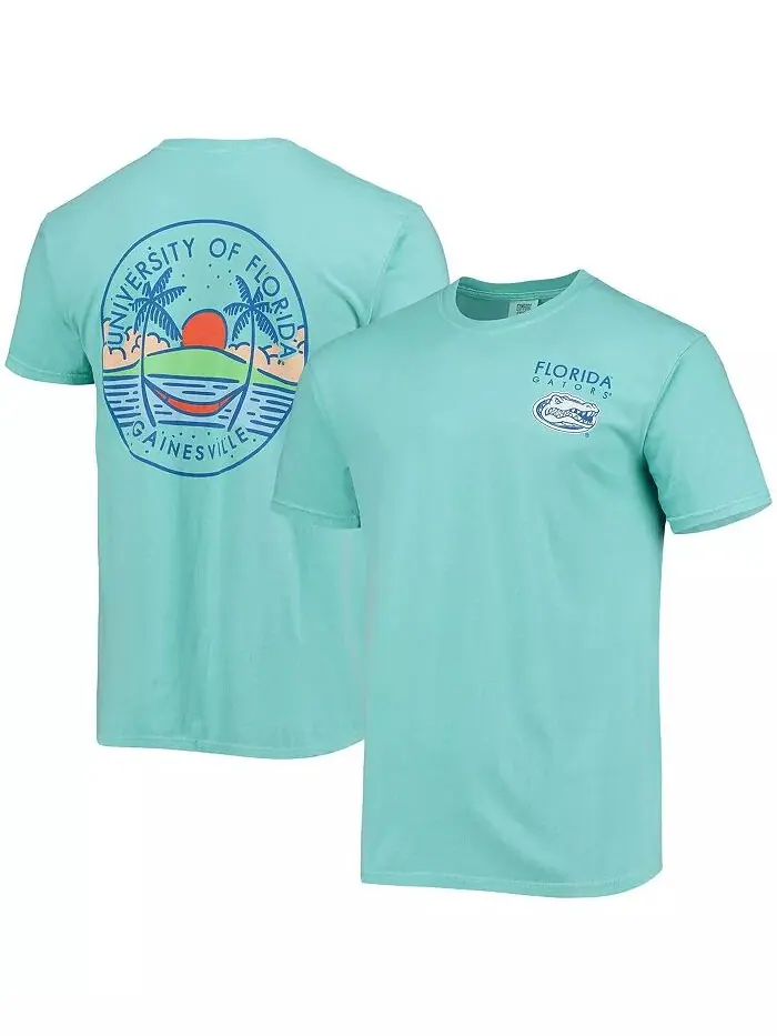 Футболка мужская мятная Florida Gators Circle Scene Comfort Colors Image One — изображение 1 из 3