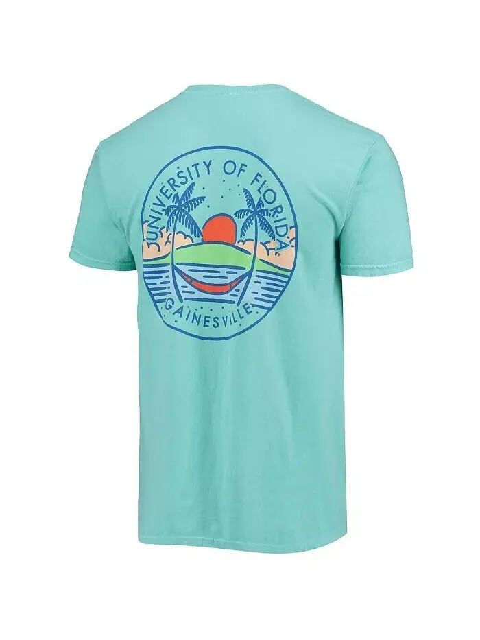 Футболка мужская мятная Florida Gators Circle Scene Comfort Colors Image One — изображение 3 из 3