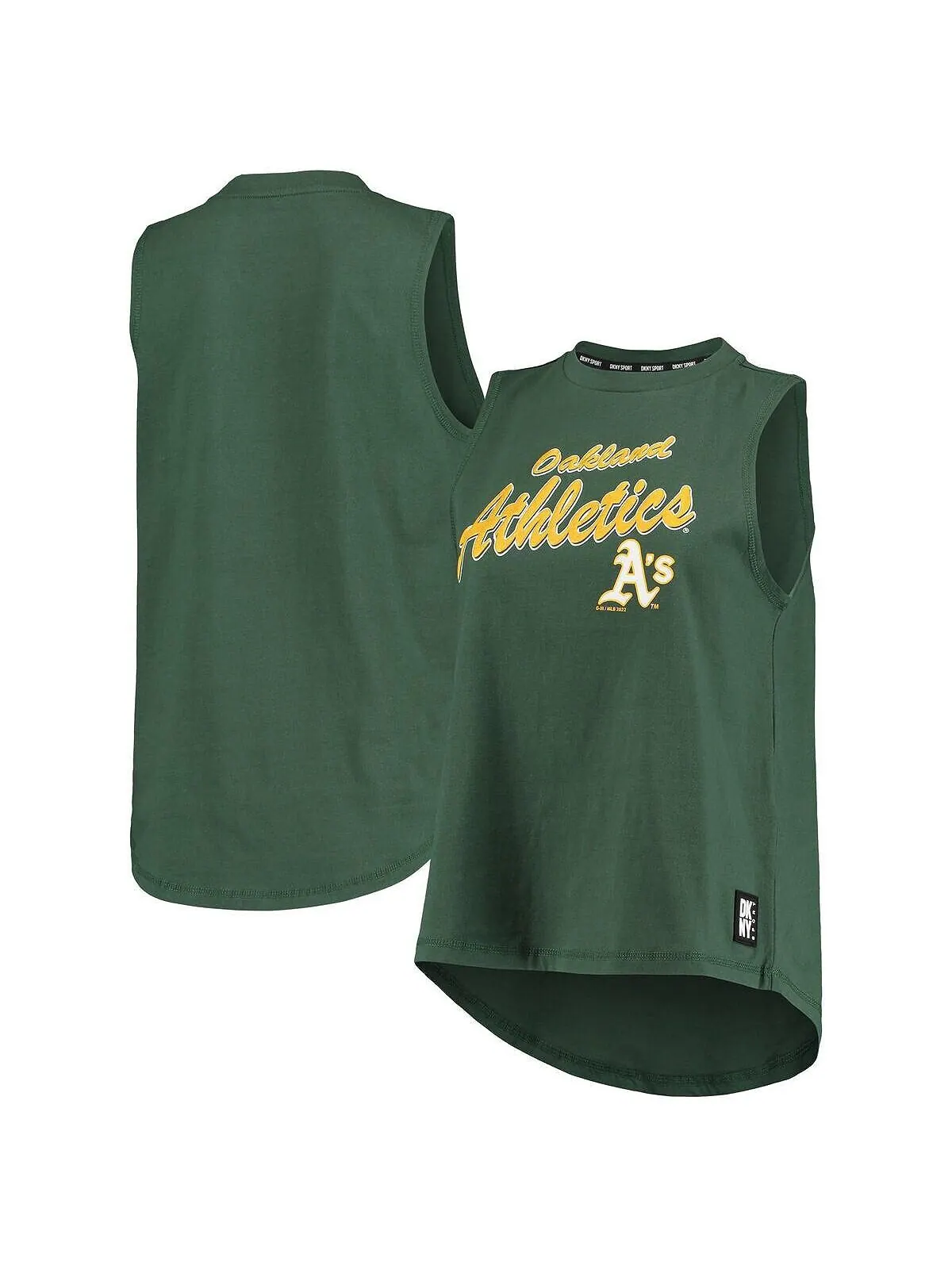 Зеленая женская майка Oakland Athletics Marcie DKNY — изображение 1 из 3, зеленый