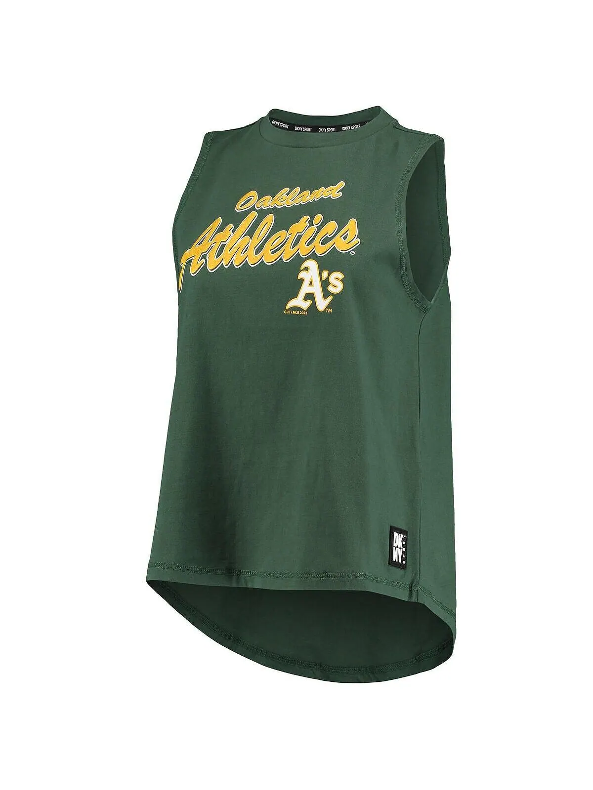 Зеленая женская майка Oakland Athletics Marcie DKNY — изображение 2 из 3, зеленый