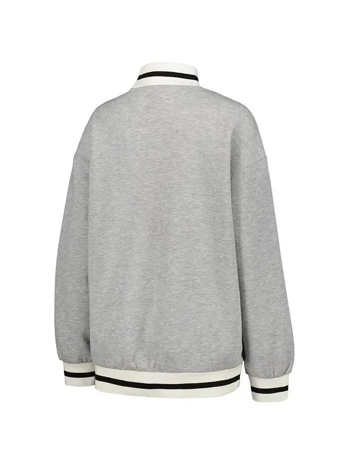 Женская толстовка Ash Michigan State Spartans In It To Win It Sporty Mock Neck Pullover Gameday — изображение 3 из 4