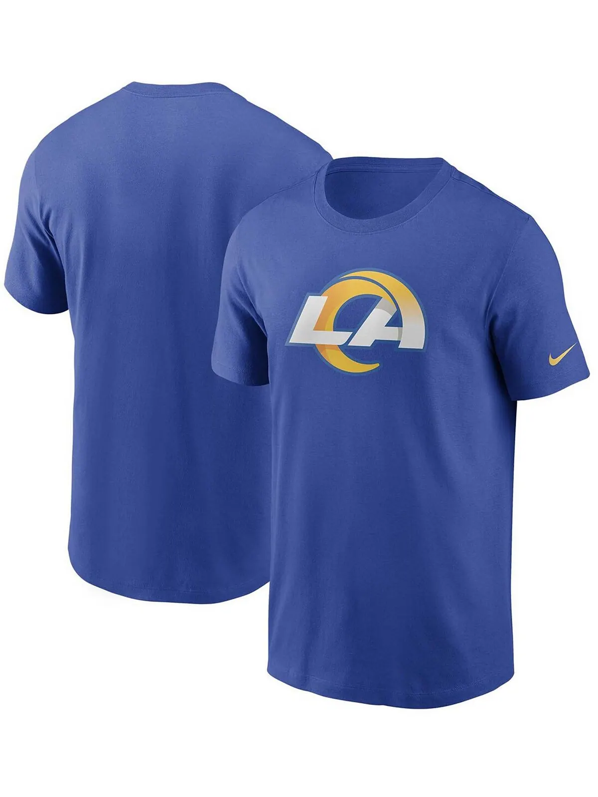 Мужская футболка с логотипом Royal Los Angeles Rams Primary Nike — изображение 1 из 3, королевский