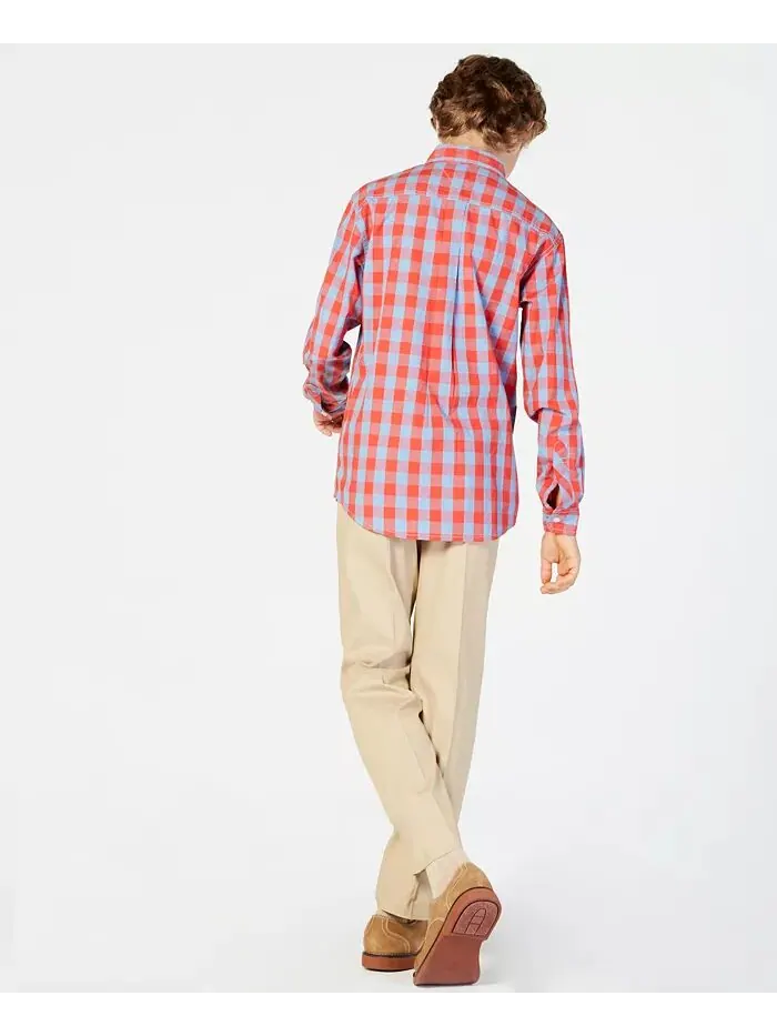 Рубашка Kirk Box-Plaid на пуговицах для малышей и маленьких мальчиков Tommy Hilfiger — изображение 5 из 5