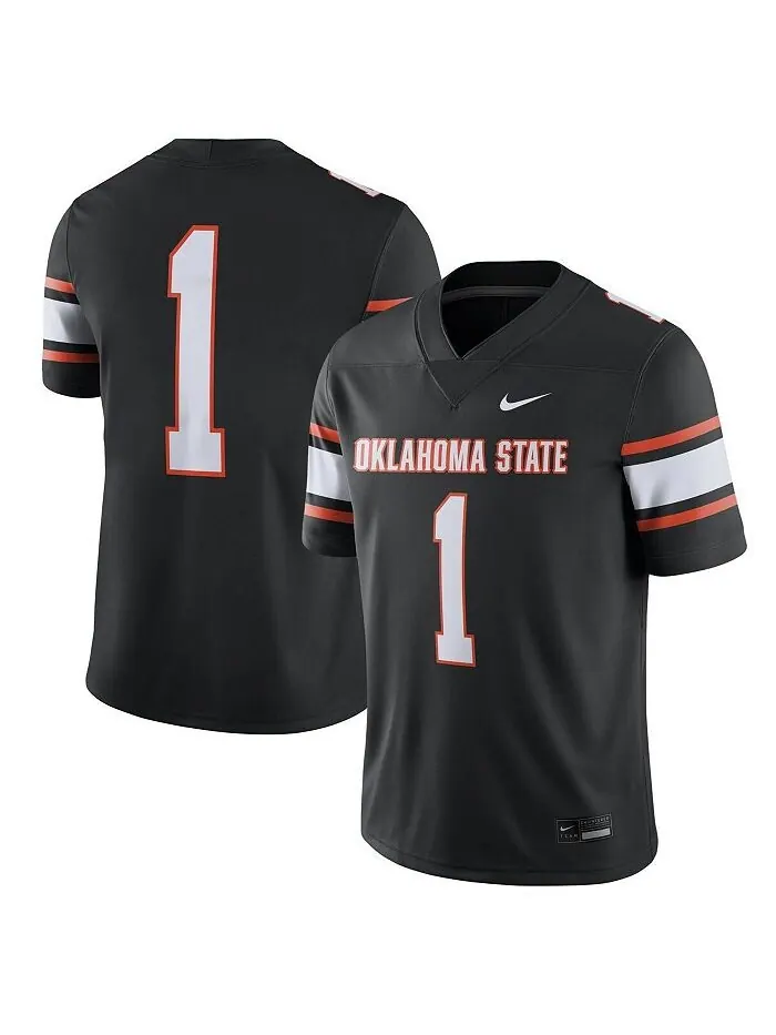 Мужская черная майка №1 для игры Oklahoma State Cowboys Nike — изображение 1 из 3, черный