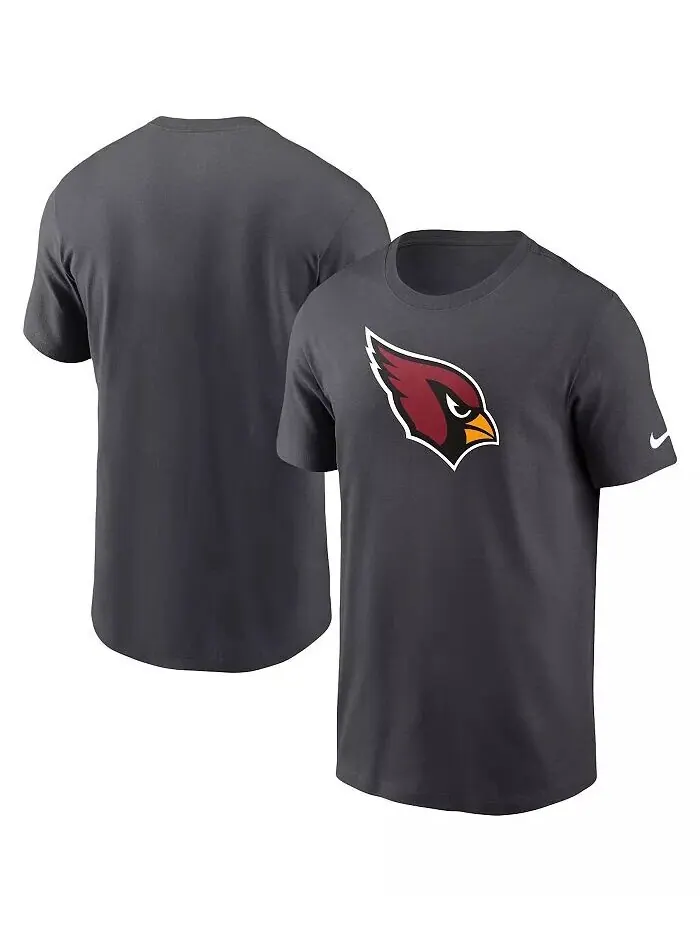 Мужская темно-серая футболка с логотипом Arizona Cardinals Primary Nike — изображение 1 из 3