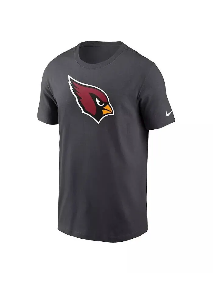 Мужская темно-серая футболка с логотипом Arizona Cardinals Primary Nike — изображение 2 из 3