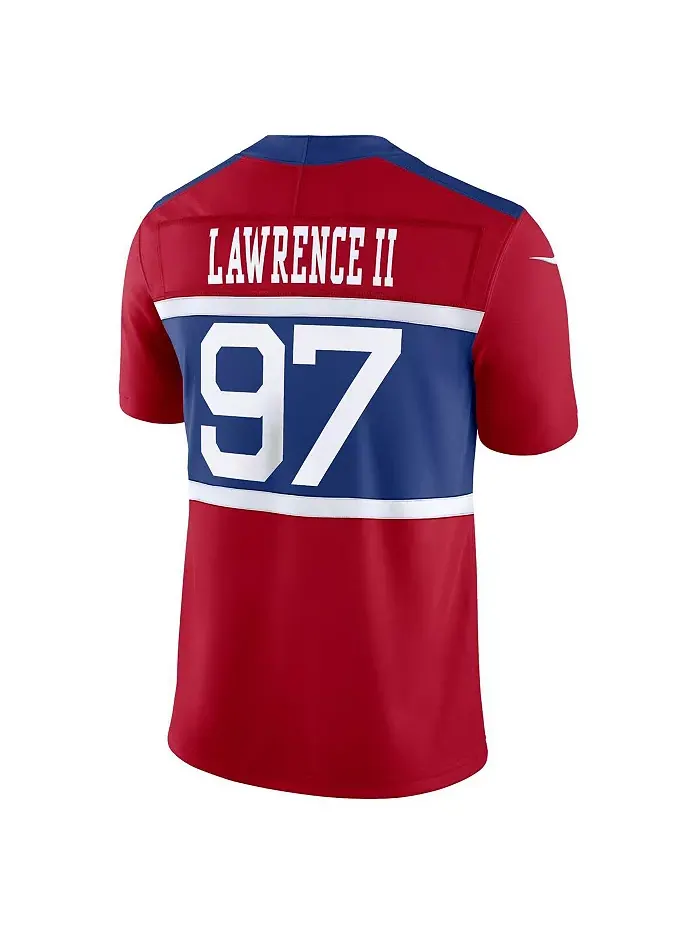 Мужская футболка Dexter Lawrence II Century Red New York Giants Alternate Vapor F.U.S.E. Limited — изображение 3 из 3