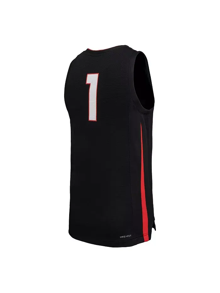 Мужская черная баскетбольная майка-реплика Gonzaga Bulldogs Nike — изображение 3 из 3