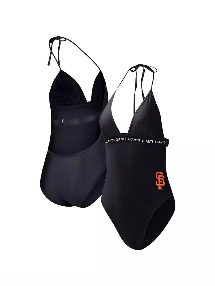 Женский черный слитный купальник San Francisco Giants Full Count G-III 4Her by Carl Banks — изображение 1 из 2