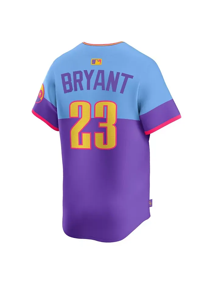 Мужская футболка Kris Bryant Purple Colorado Rockies 2025 City Connect Limited Player Jersey Nike — изображение 2 из 2