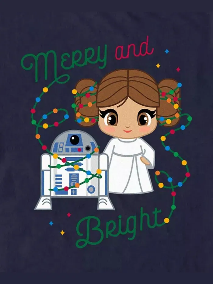 Мужская футболка Merry Leia R2 с коротким рукавом Fifth Sun — изображение 3 из 3