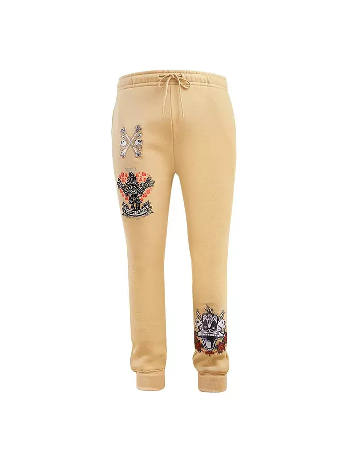 Мужские бежевые спортивные брюки Looney Tunes Daffy Dispicable Freeze Max — изображение 2 из 4
