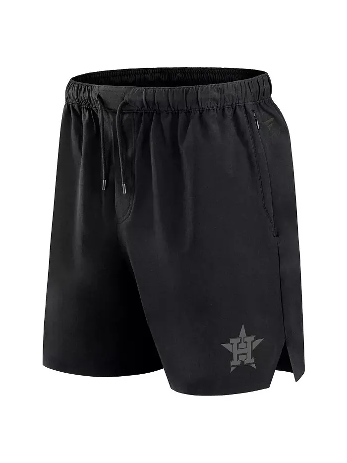 Мужские черные шорты Houston Astros Front Office с плетеным узором Fanatics Signature — изображение 3 из 3