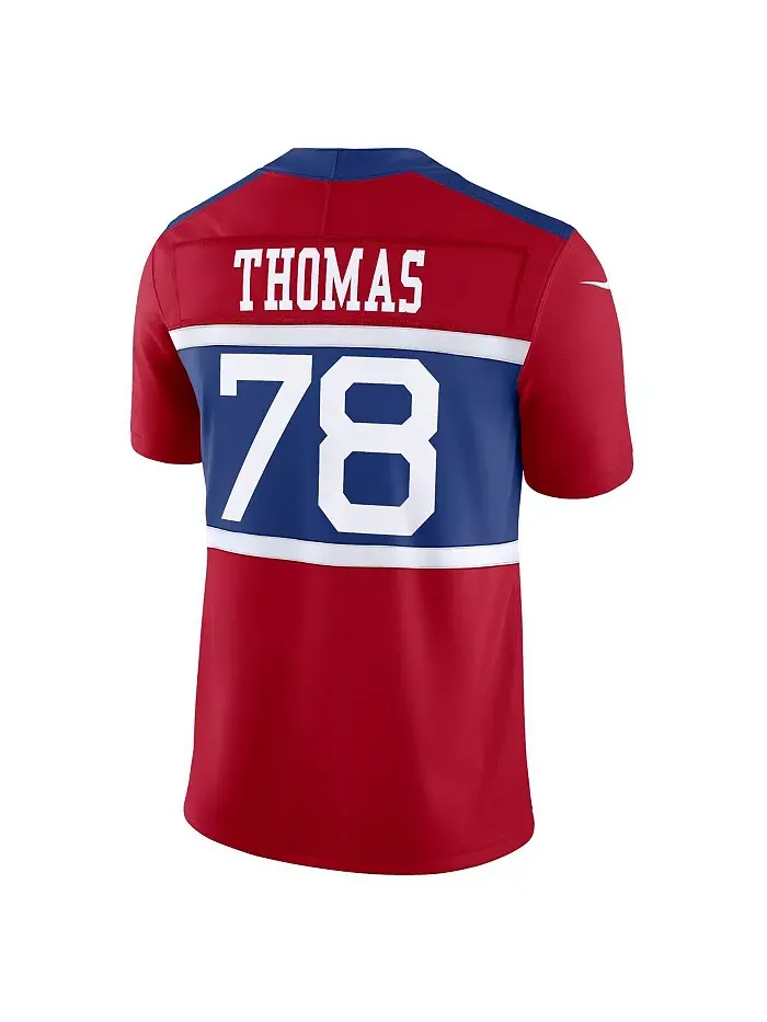 Мужская альтернативная ограниченная джерси Andrew Thomas Century Red New York Giants Vapor F.U.S.E — изображение 3 из 3