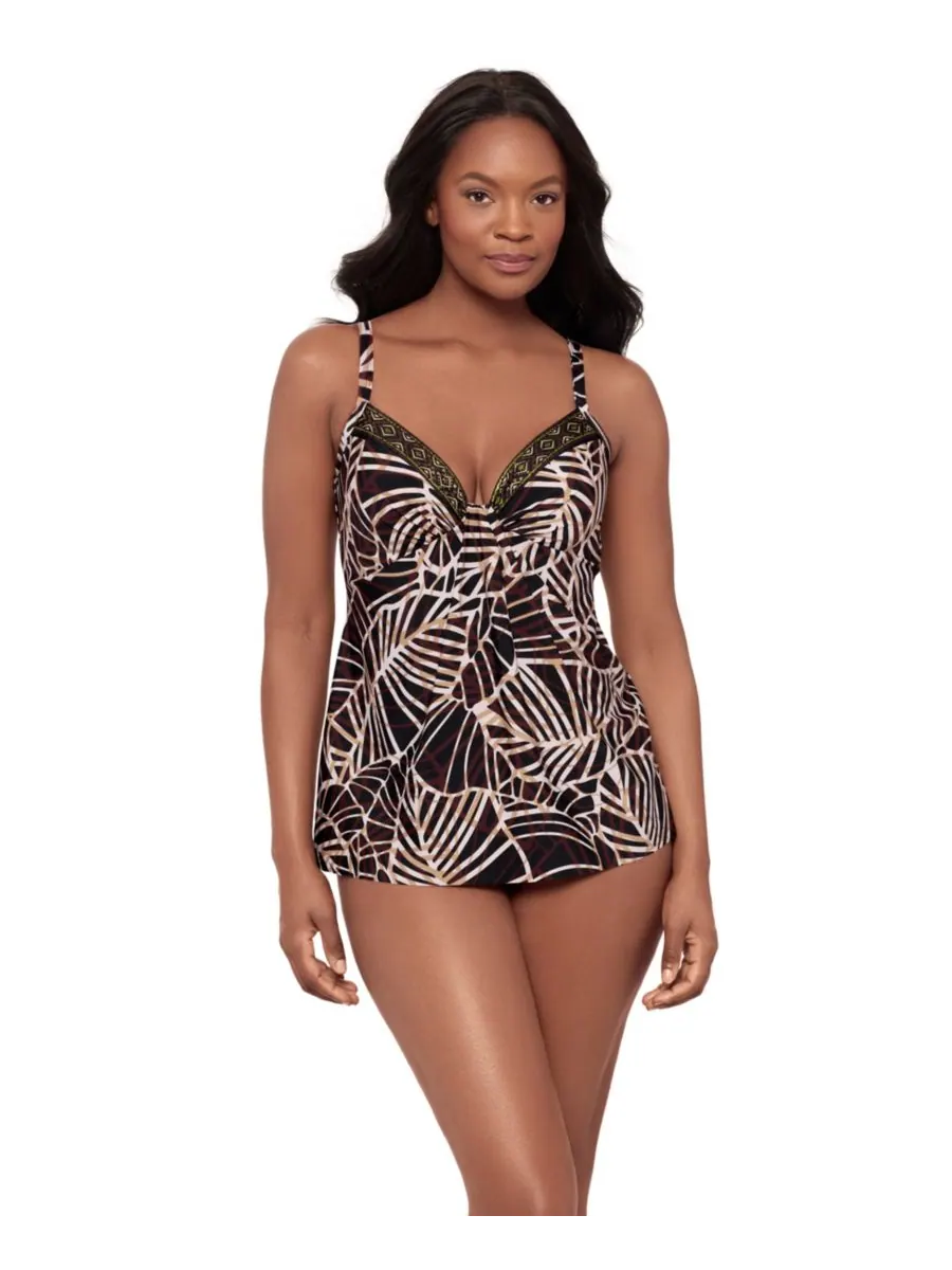 Женский топ танкини на косточках Raya De Safari Marina Miraclesuit, Lets Be Fronds — изображение 1 из 3