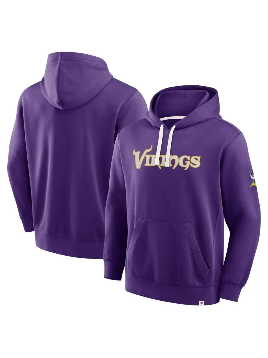 Fanatics Мужская фиолетовая толстовка с капюшоном Minnesota Vikings New Horizons Heritage — изображение 1 из 3, фиолетовый