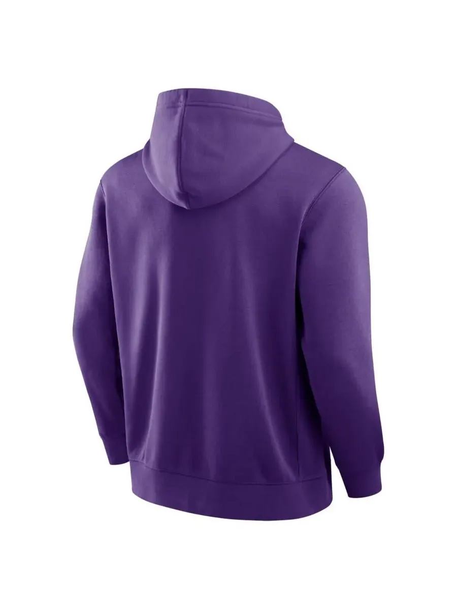 Fanatics Мужская фиолетовая толстовка с капюшоном Minnesota Vikings New Horizons Heritage — изображение 3 из 3, фиолетовый