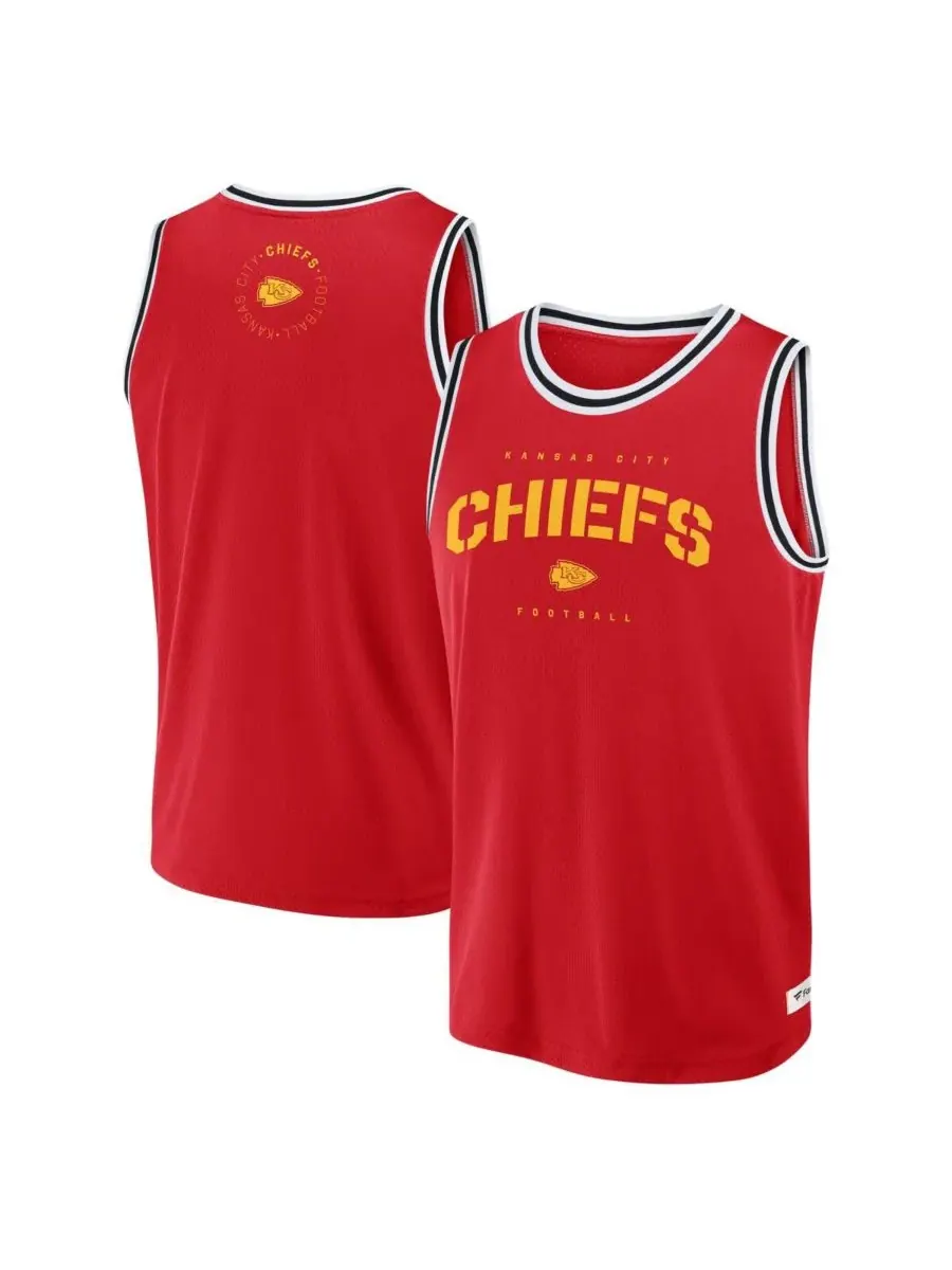 Fanatics Мужская красная майка-топ Kansas City Chiefs Elements Future Ground Jersey — изображение 1 из 3, красный