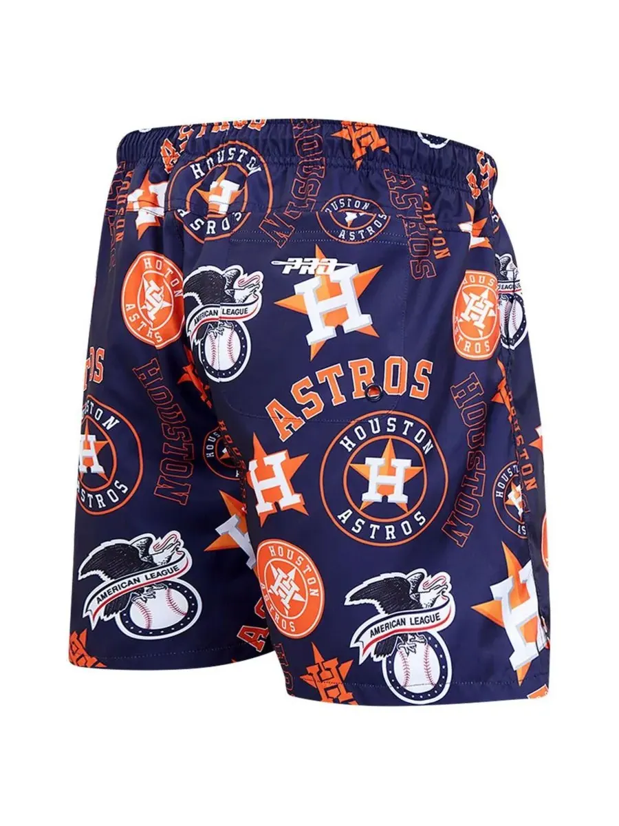 Pro Standard Мужские темно-синие тканые шорты с логотипом Houston Astros Toss — изображение 2 из 3, темно-синий
