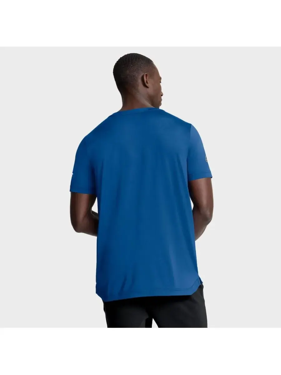 Fanatics Мужская синяя футболка New York Rangers Authentic Pro Rink Centennial Tech T-Shirt — изображение 2 из 3, синий